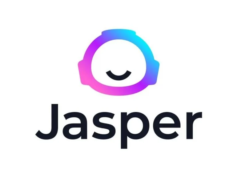 jasper ai logo on white background