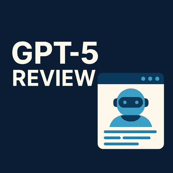 Illustration of GPT-5 surrounded by futuristic UI elements representing coding, multilingual translation, and AI tool usage.